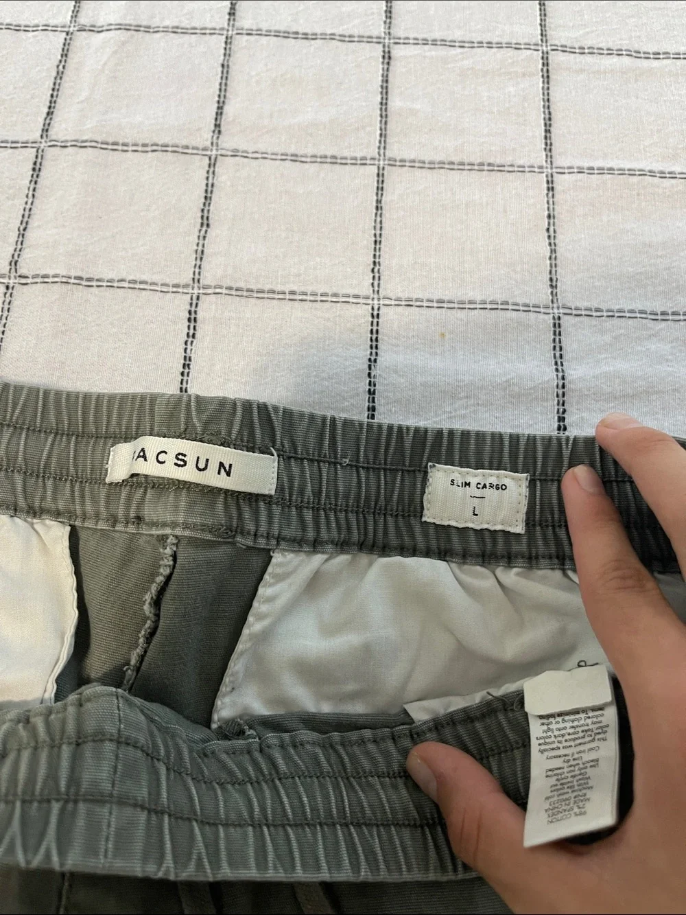 PacSun Olive Green Cargo Jogger Pants